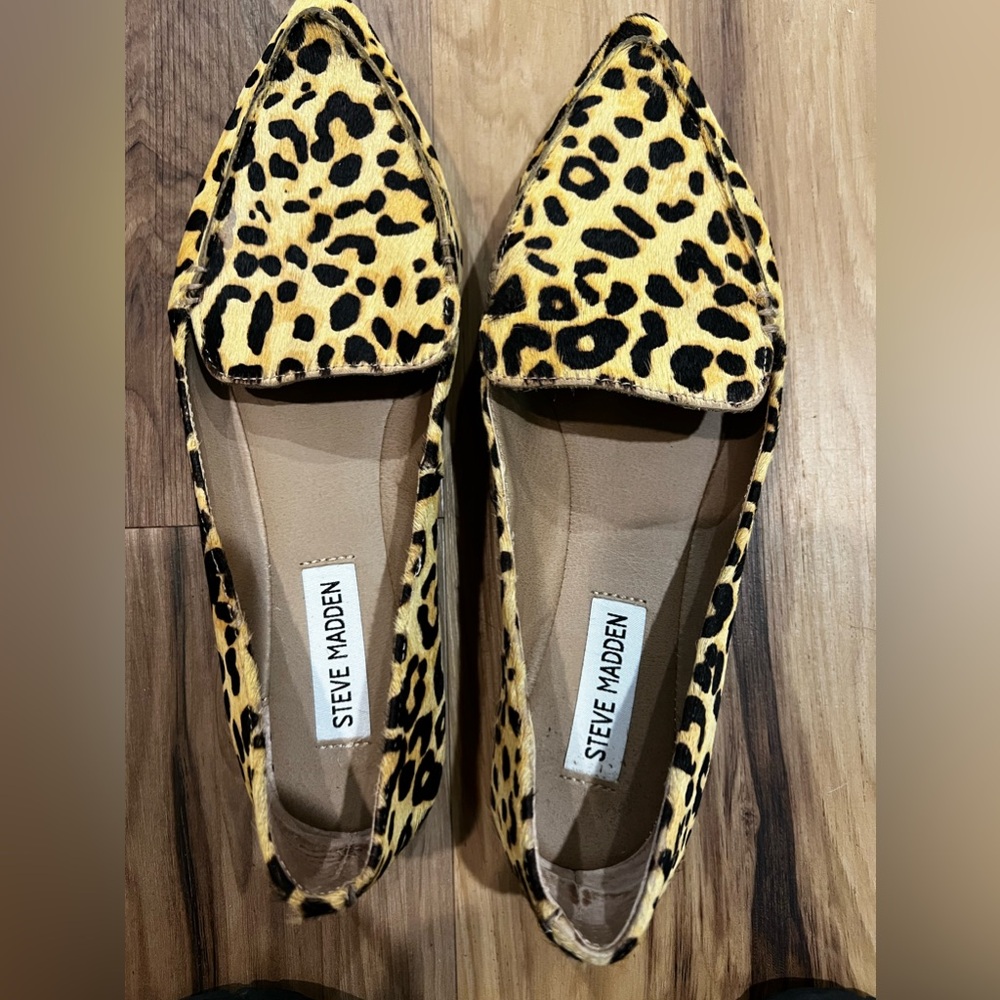 Leopard Steve Madden Mules